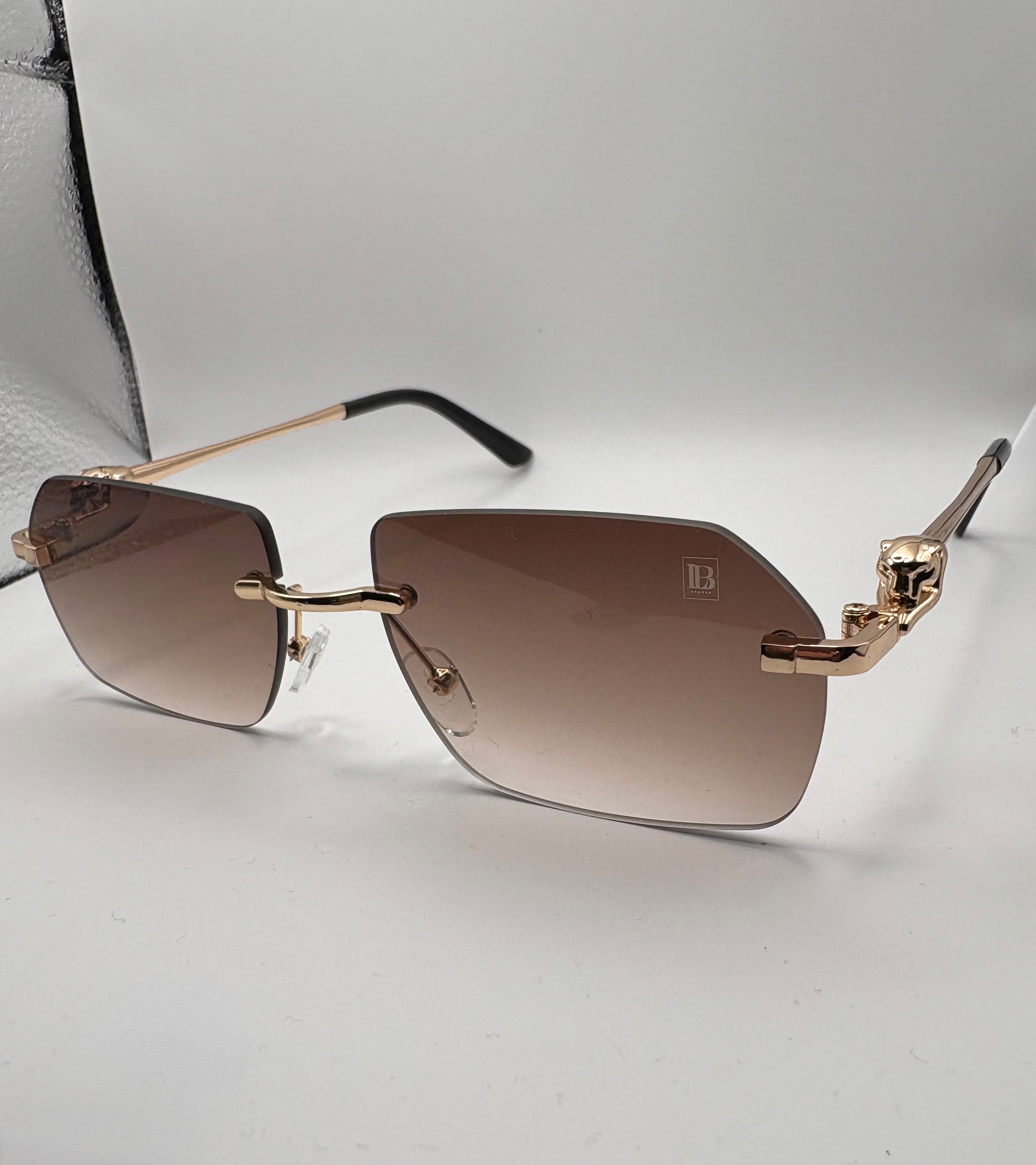 O.G Rimless-Oak Brown