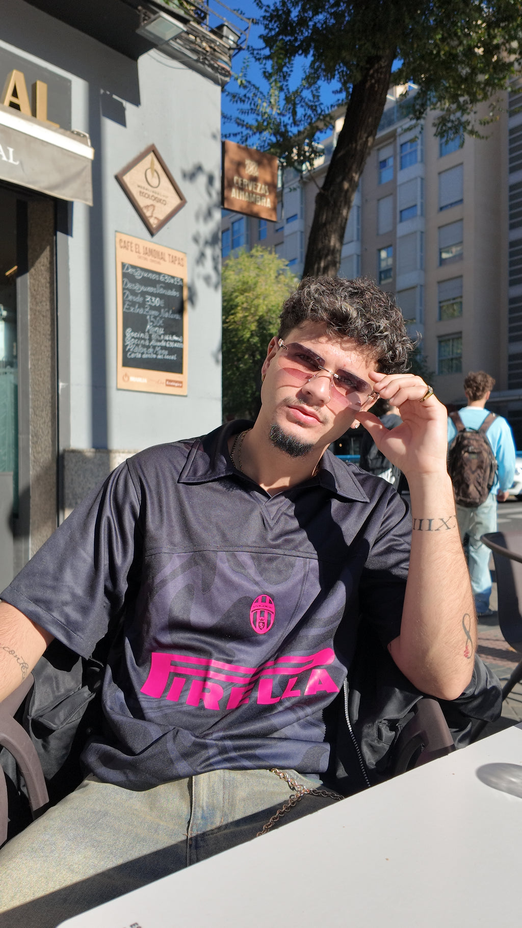 O.G Rimless-Grey/Pink Gradient