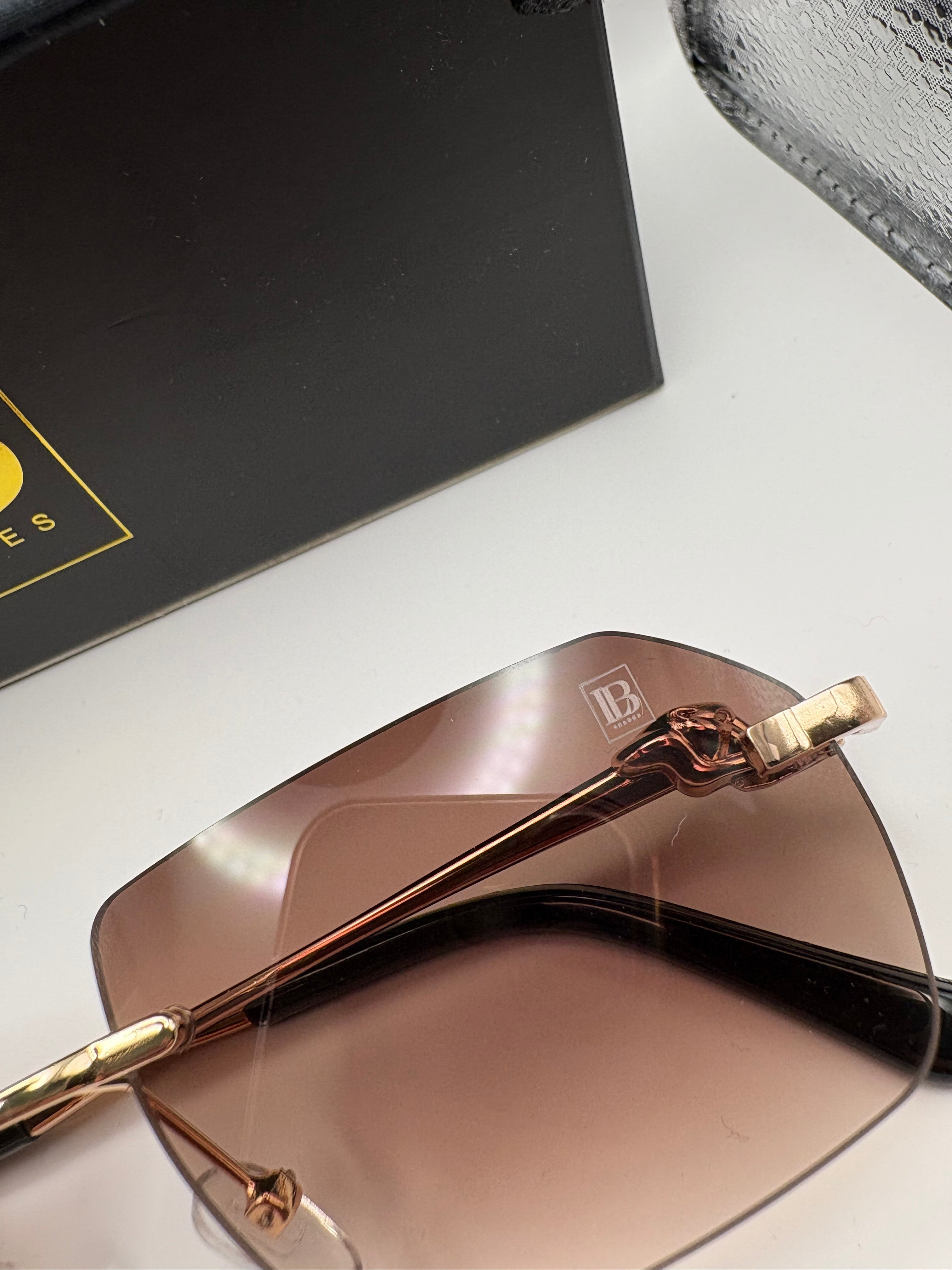 O.G Rimless-Oak Brown